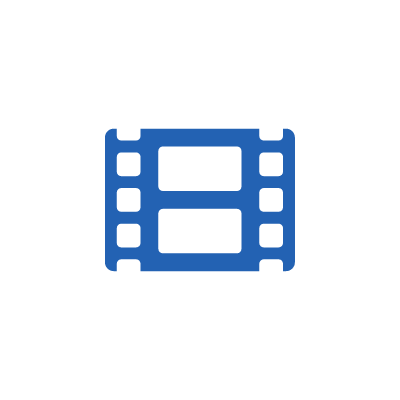 Film icon (blue)