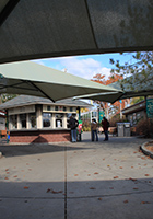 Beardsley Zoo's front entrance