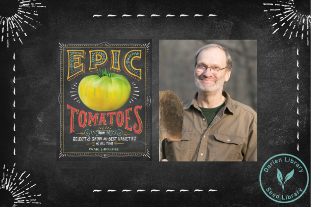 Book cover of Epic Tomatoes and author, Craig LeHoullier