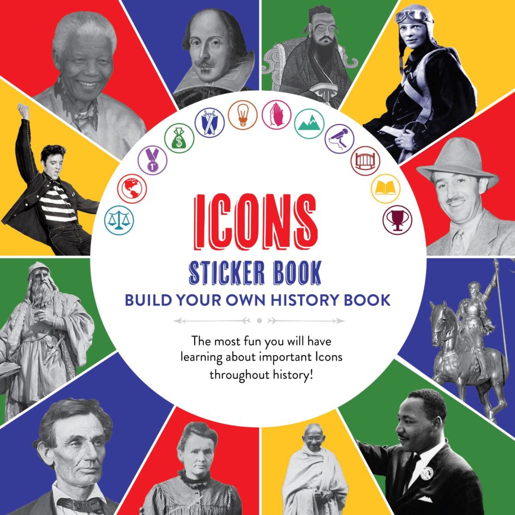 Icons Sticker Book Cover