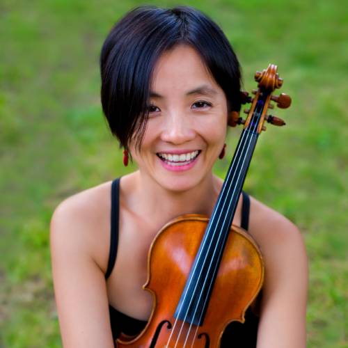 Shaw Pong Liu with violin