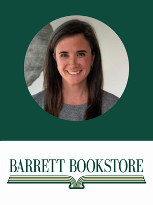A picture of Page Berger from Barrett Bookstore, the host of this event.