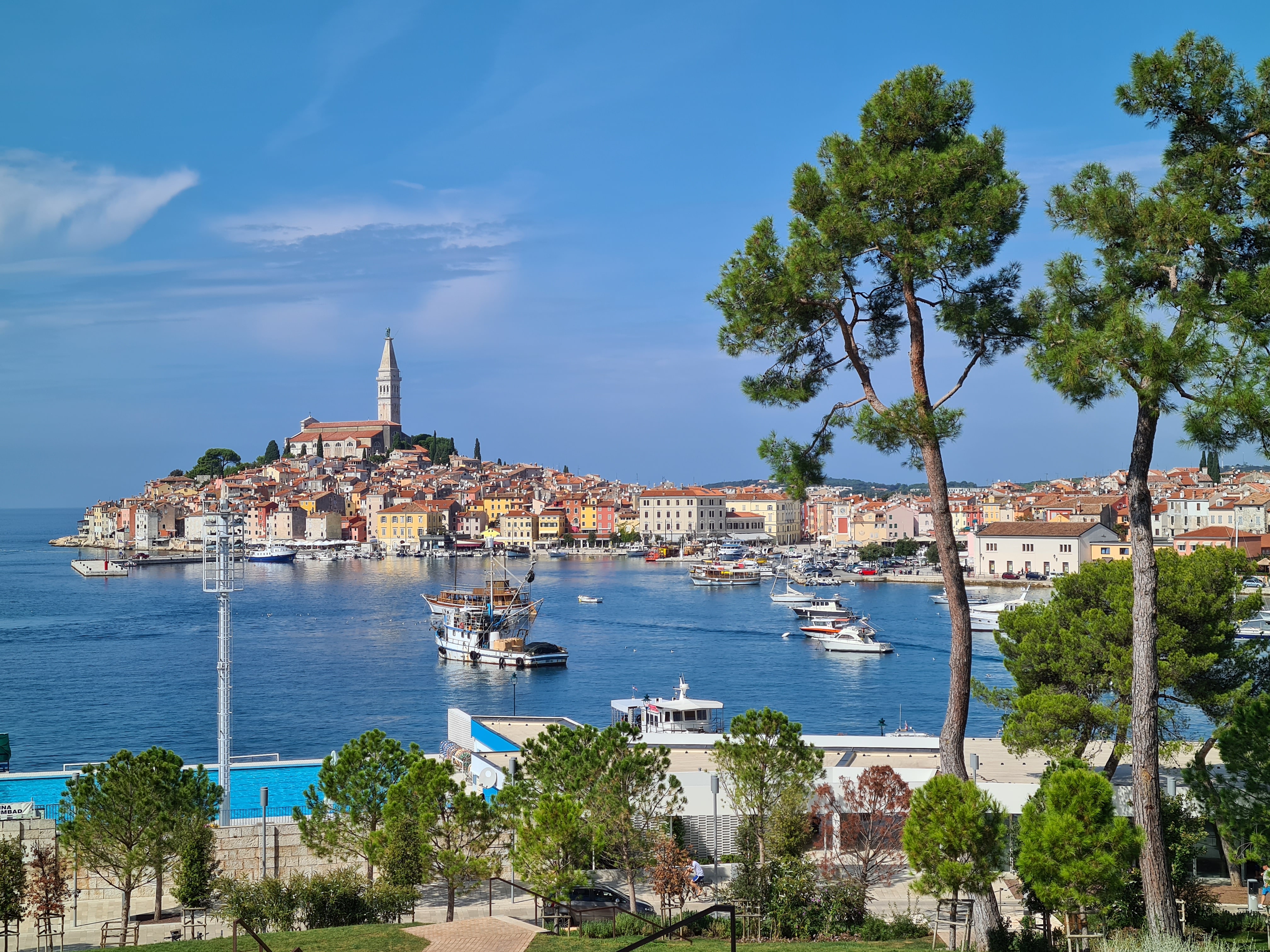 image of the city of Rovinj, in Instria