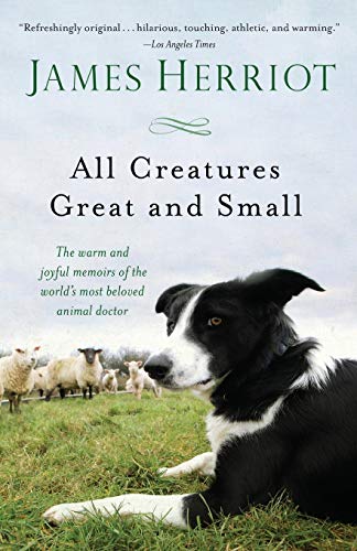image of the cover of the book, All Creatures Great and Small