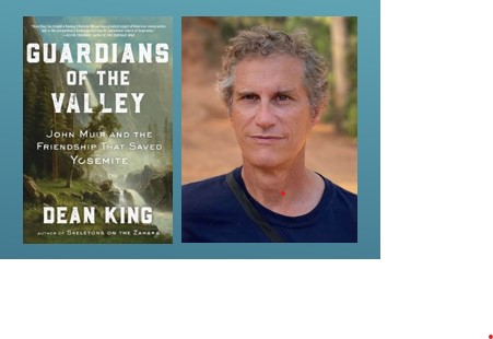 Image of the book, Guardians of the Valley, along with an image of Dean King
