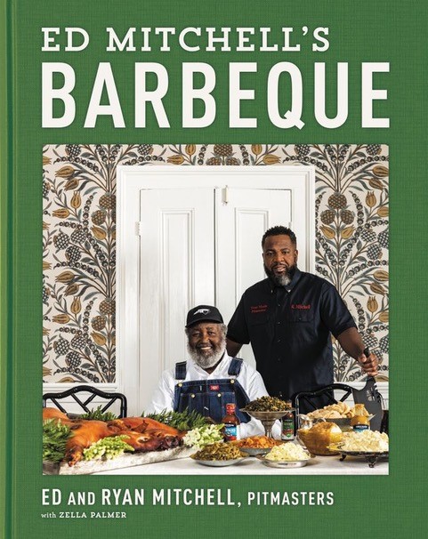 Image of the new cookbook, Ed Mitchell's Barbeque