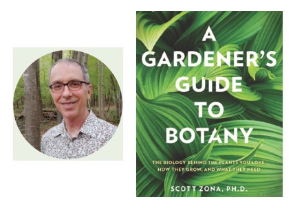Image of Dr. Scott Zona and his new book, A Gardener's Guide to Botany