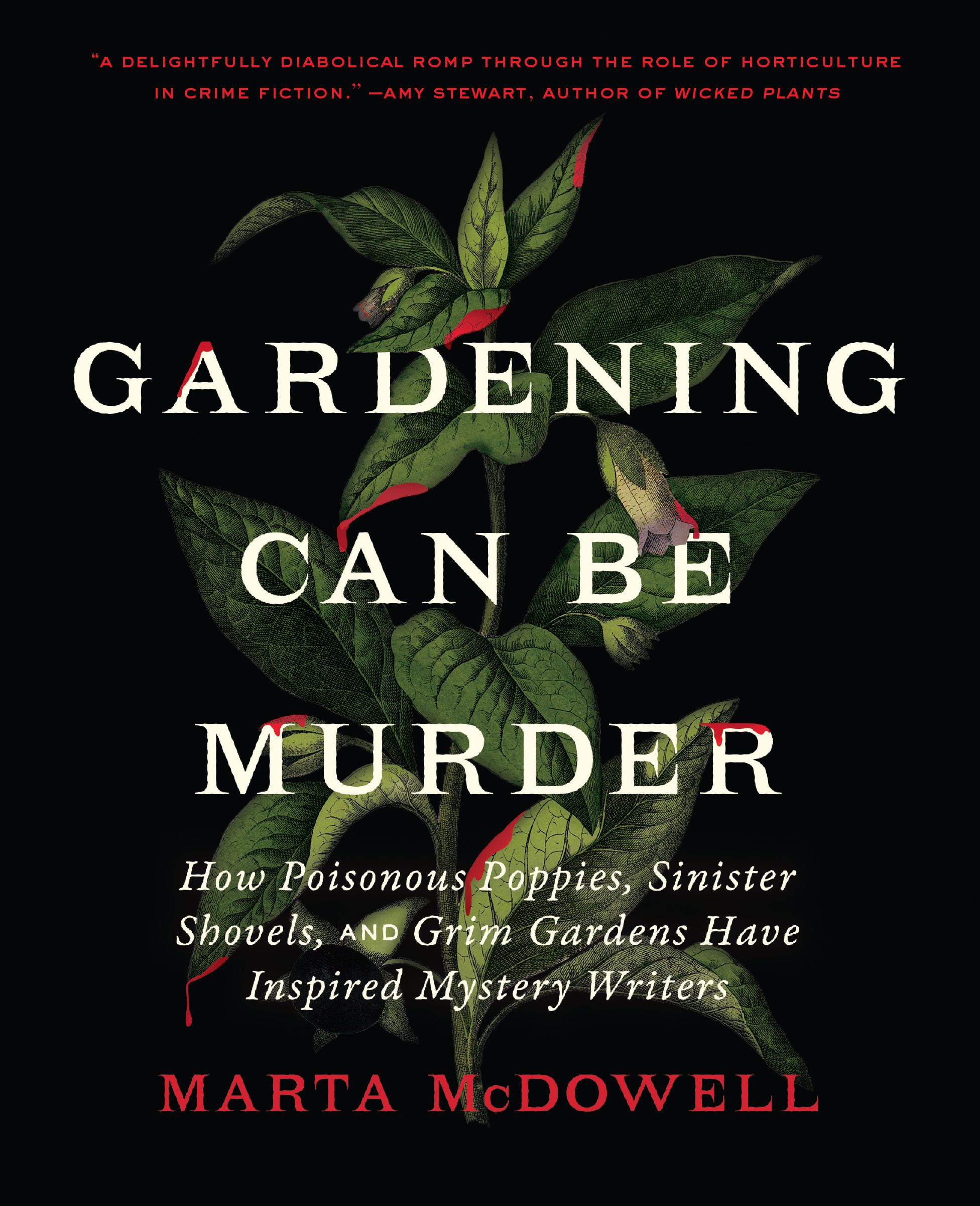 image of the book, gardening can be murder