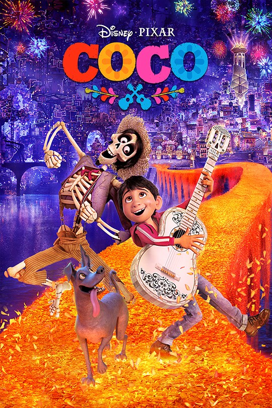Movie Poster for the Coco film