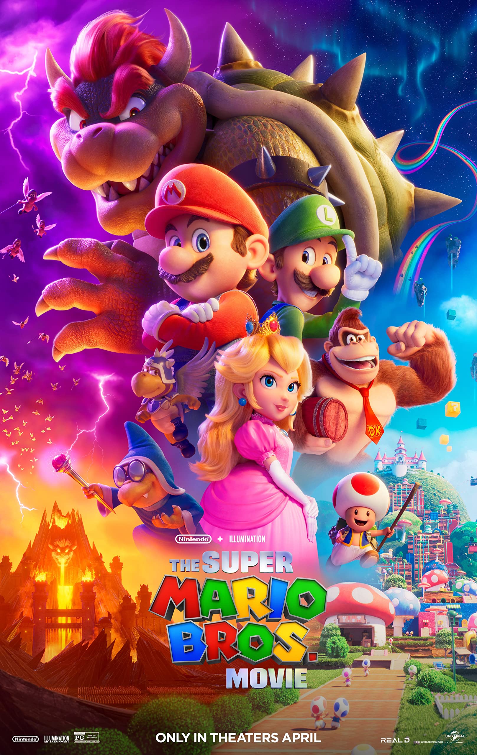 Film poster for The Super Mario Bros. Movie