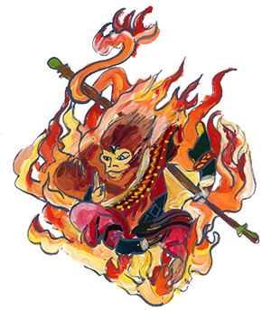 An illustration of Sunwukong.