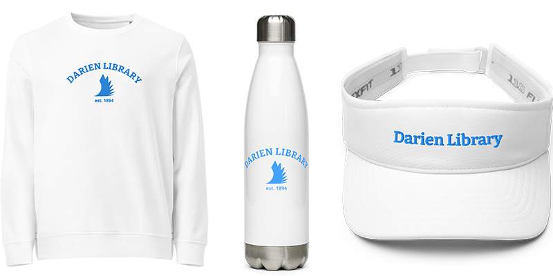 Sweater, water bottle, visor.