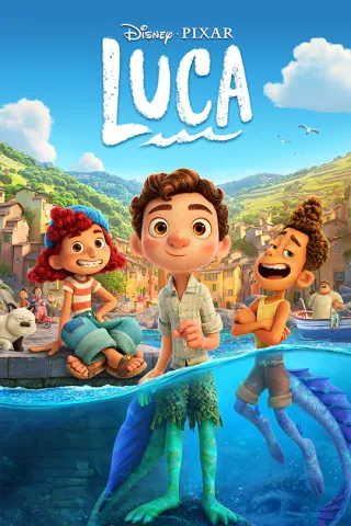 Movie poste for the animated film Luca