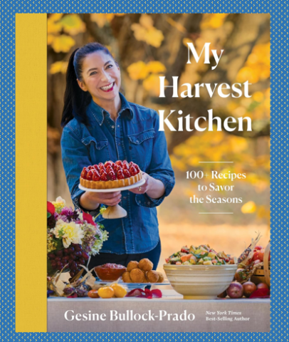 Image of the cookbook, My Harvest Kitchen, by Gesine Bullock-Prado