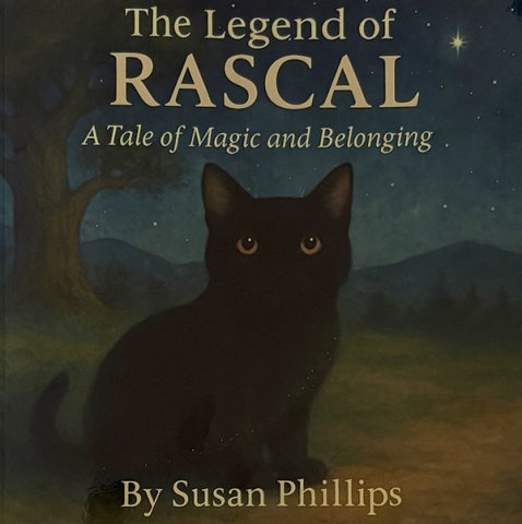 Book cover for "The Legend of Rascal: A Tale of Magic & Belonging"