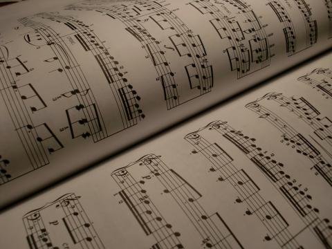Image of a page of sheet music