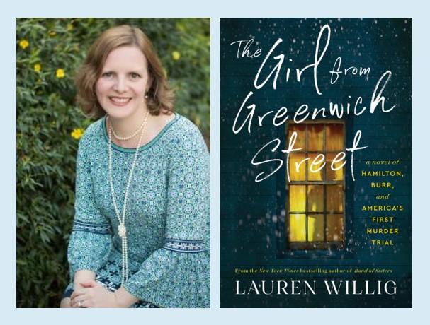 Image of the book, The Girl From Greenwich Street, and the author, Lauren Willig