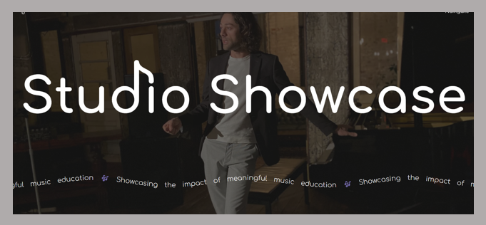 image of the company, Studio Showcase, with its founder, Zach Saffa