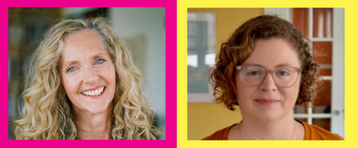 Headshots of Lily King & Kate Russo