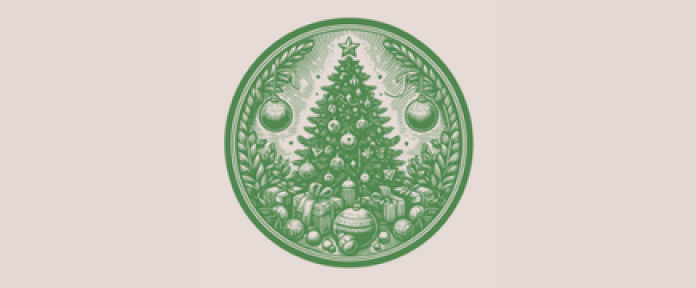 An illustration of a Christmas tree.