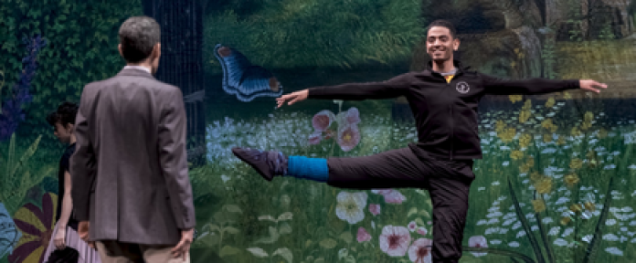 A photo of a male ballet dancer. Image courtesy of Connecticut Ballet, contributed photo.