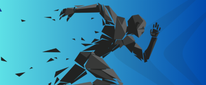 Illustration of an athlete running