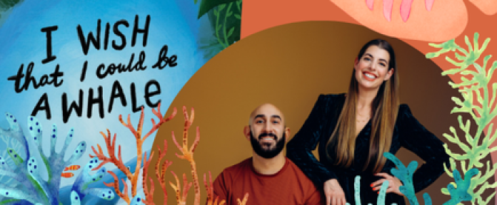 Book cover of "I Wish that I Could Be a Whale"